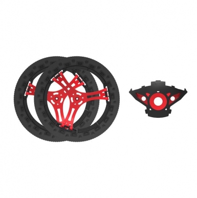 Parrot Jumping Sumo Customization Kit - предна част и колела за Parrot Jumping Sumo (черен)