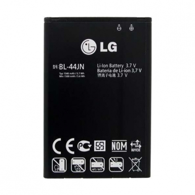 LG Battery BL-44JN - оригинална резервна батерия за LG L5, LG P970, C660, E730, E400 L3, E430 Optimus L3 и др. (bulk package)