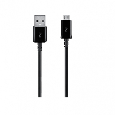Samsung USB DataCable ECC1DU4ABE - оригинален microUSB кабел за Samsung мобилни телефони (100 cm) (черен) (bulk)