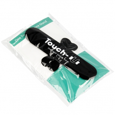 Touch-U Silicon Stand Universal - универсална поставка за мобилни телефони (черен)