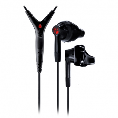 JBL Yurbuds Inspire 400 - слушалки с микрофон и управление на звука за iPhone, iPod, iPad и мобилни устройства (черни)