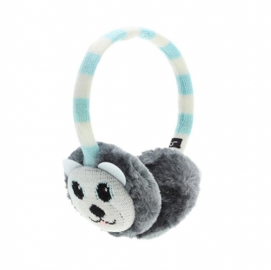 KitSound On-Ear Polar Bear Audio Earmuffs - ушанки с вградени слушалки с 3.5 мм аудио жак за iPhone и мобилни устройства 