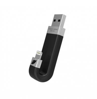 Leef iBRIDGE Mobile Memory 32GB - външна памет за iPhone, iPad, iPod с Lightning (32GB) (черен)