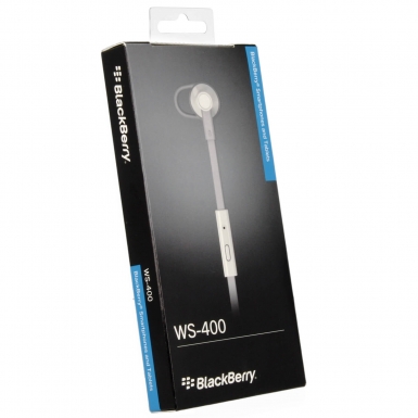 BlackBerry Mono Headset WS-400 - единична слушалка с микрофон за Blackberry Z10 и други (бял)