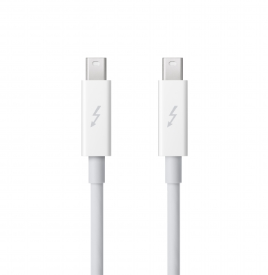Apple Thunderbolt cable - тъндърболт кабел за Mac и компютри 0.5 метра (бял)
