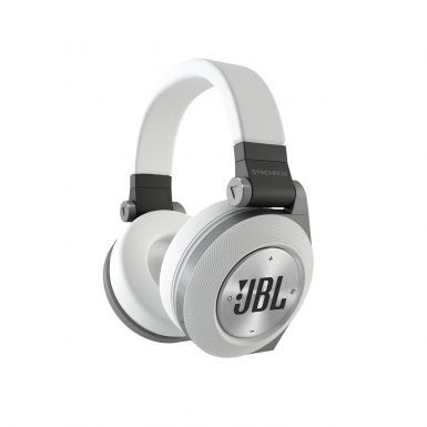 JBL Synchros E50 BT - безжични блутут слушалки с микрофон за iPhone, iPod, iPad и мобилни устройства (бял)