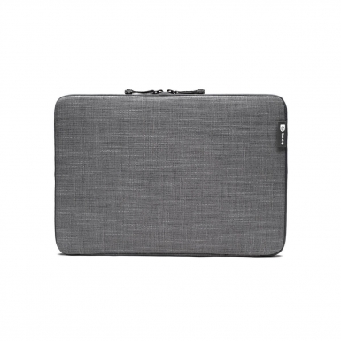 Booq Mamba 12 Sleeve - текстилен калъф с цип за MacBook 12 и преносими компютри до 12 инча (сив)