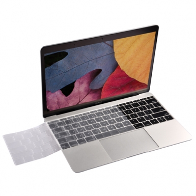 Comma Keyboard Protector - силиконов протектор за клавиатурата на MacBook 12 (прозрачен-мат)