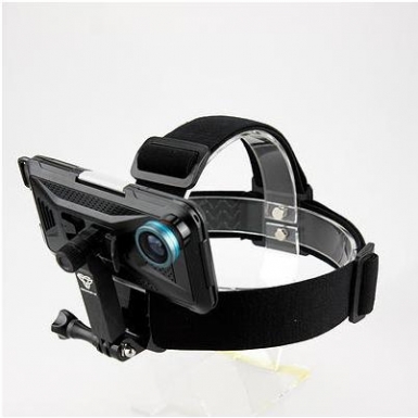 Armor-X Head Strap Mount X08 Type-M X-Mount - лента за глава и каска за кейсовете на Armor-X (черен)