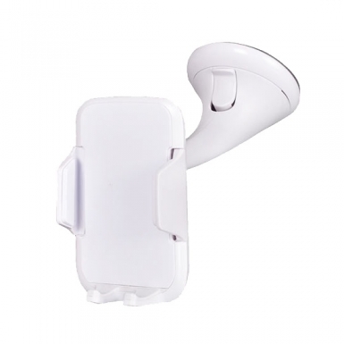 Universal Car Mount K300 - поставка за стъклото на кола за iPhone 6, iPhone 6S/6 Plus, Galaxy Note 4 и мобилни телефони (бяла)