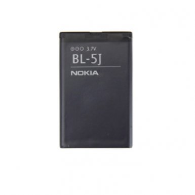 Nokia Battery BL-5J - оригинална резервна батерия за Nokia Lumia 520, 5228, 5230 XM, 5800 XM, N900 и други мобилни телефони Nokia