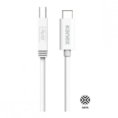 Kanex USB-C to USB-B Cable - USB-B кабел за MacBook и компютри с USB-C порт