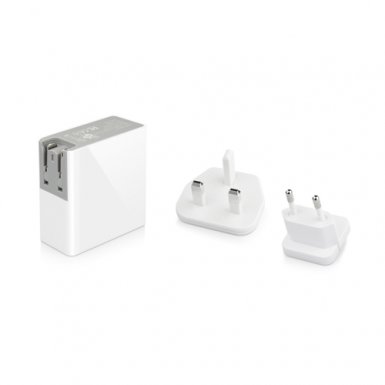 Macally 24W 2USB Home Charger - захранване за ел. мрежа с 2 USB изхода за таблети и смартфони