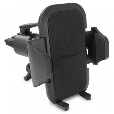 Macally Vent Mount - поставка за радиатора на кола за iPhone 6, iPhone 6S, iPhone 6, iPhone 6S Plus, Galaxy Note 4, S6, LG G4, Sony Z4, HTC M9 и мобилни телефони