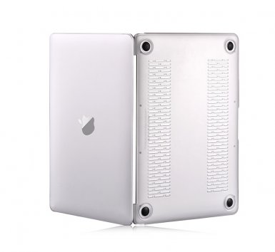 Comma Frosted Protective Full Shell Case - матиран предпазен кейс за MacBook 12 (прозрачен-мат)