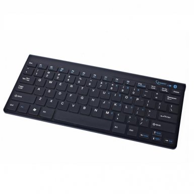 Gembird KB-BT-001 Bluetooth 3.0 Keyboard - безжична клавиатура за таблети и смартфони с Bluetooth (черна)