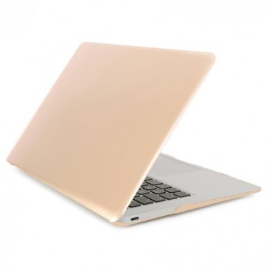 Tucano Nido Hard Shell Case - матиран предпазен кейс за MacBook 12 (златист)