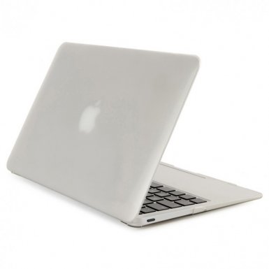 Tucano Nido Hard Shell Case - матиран предпазен кейс за MacBook 12 (прозрачен-мат)