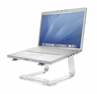 Griffin Elevator Computer Laptop Stand - настолна алуминиева поставка за MacBook и лаптопи (сребриста)