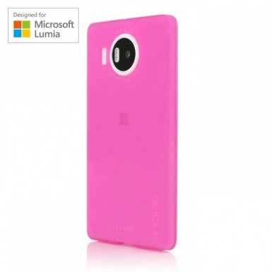 Incipio NGP - удароустойчив силиконов калъф за Microsoft Lumia 950XL (розов)