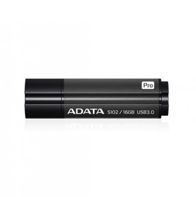 Adata S102 Pro USB 3.0 Flash Drive 16GB - ултрабърза USB 3.0 флаш памет за преносими компютри 16GB (черен)