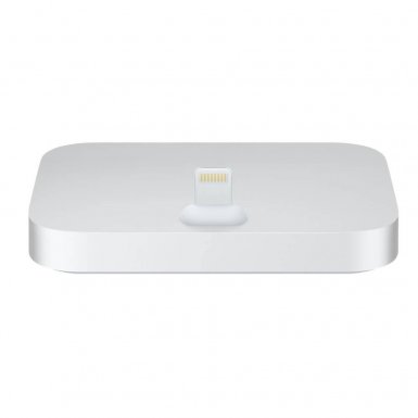 Apple iPhone Lightning Dock - оригинална универсална док станция за iPhone и iPod с Lightning (сребрист)