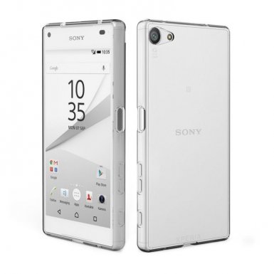 Ultra-Slim Case - тънък силиконов (TPU) калъф (0.3 mm) за Sony Xperia Z5 Compact (прозрачен)