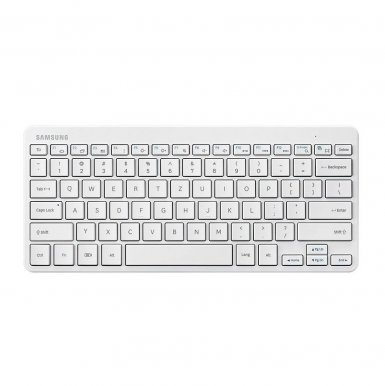Samsung Bluetooth Keyboard QWERTZ EJ-BT230 - универсална безжична клавиатура за таблети и устройства с Bluetooth (бял)