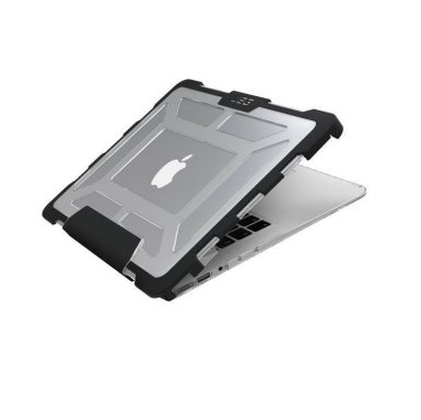 Urban Armor Gear Case - удароустойчив хибриден кейс за Apple MacBook Air 13 (прозрачен)