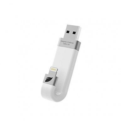 Leef iBRIDGE Mobile Memory 16GB - външна памет за iPhone, iPad, iPod с Lightning (16GB) (бял)