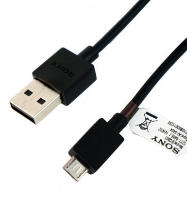Sony microUSB Data Cable EC803 - microUSB кабел за Sony и мобилни устройства с microUSB (bulk)