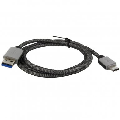4smarts BasicLine USB-C to USB-A 3.0 Cable - USB 3.0 кабел за MacBook 12 и устройства с USB-C порт (100 cm)
