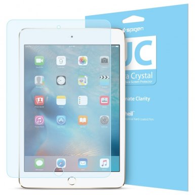 Spigen Steinheil LCD Screen Protector Ultra Crystal - качествено защитно покритие дисплея на iPad Mini 4