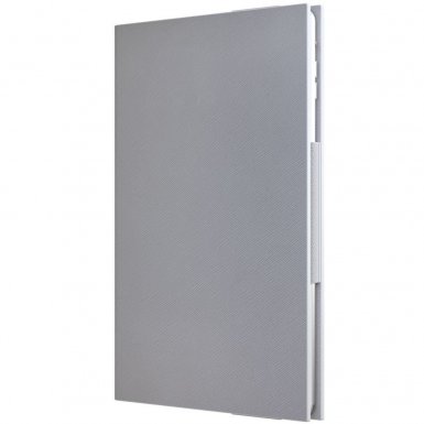 Skech SkechBook Case - текстилен калъф тип папка с поставка за iPad Air, iPad 5 (2017) (сребрист)