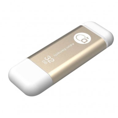 Adam Elements iKlips Lightning 32GB - външна памет за iPhone, iPad, iPod с Lightning (32GB) (златист)