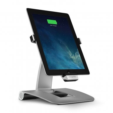 Mophie Dual Axis Power Docking Station - дизайнерска алуминиева поставка със захранване за iPad Pro 9.7 Air, Air 2, iPad 4