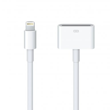 Apple Lightning to 30 pin Dock Connector (0.2м.) - оригинален адаптер за iPhone, iPad, iPod с Lightning (bulk)