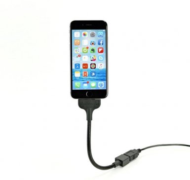 Fuse Chicken Bobine Blackout Everywhere Mount - стоманен Lightning кабел и док станция с клипове и удължител за iPhone, iPad, iPod с Lightning 