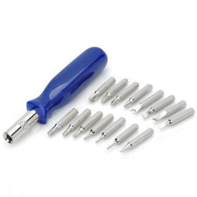 JACKLY JK342 16-в-1 комплект инструменти за разгобяване на мобилни телефони и електроника