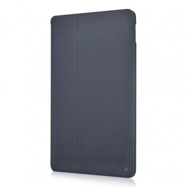Comma Elegant Case - кожен калъф и поставка за iPad Pro 9.7 (тъмносин)