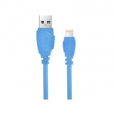 Devia Aex Lightning Data Cable 1.2m. - гумиран lightning кабел (120 см.) за iPhone, iPad и iPod с Lightning вход (син)