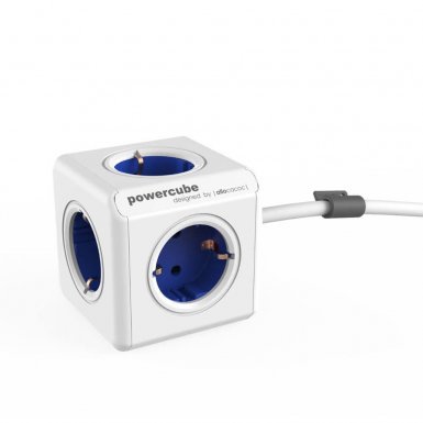 Allocacoc PowerCube Extended USB - разклонител с 2 USB порта за зареждане на мобилни устройства