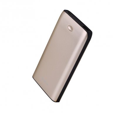 Devia Flash QC2.0 Power Bank 8000 mAh - външна батерия за бързо зареждане (Quick Charge 2.0) за мобилни устройства (златист)