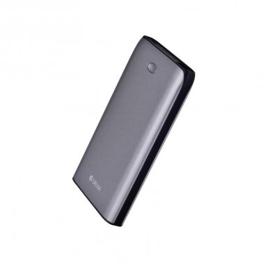 Devia Flash QC2.0 Power Bank 8000 mAh - външна батерия за бързо зареждане (Quick Charge 2.0) за мобилни устройства (тъмносив)