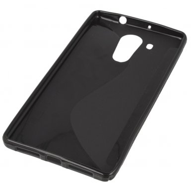 S-Line Cover Case - силиконов (TPU) калъф за Huawei Mate 8 (черен)