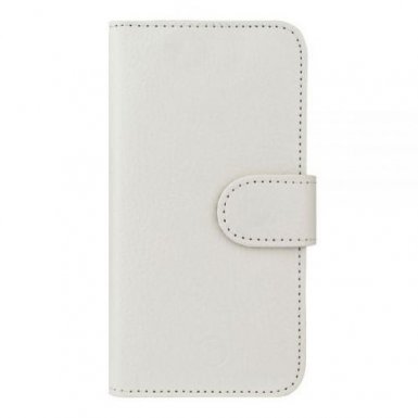 Redneck Prima Folio - кожен калъф, тип портфейл и поставка за Samsung Galaxy S7 (бял)