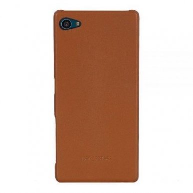 Beyzacases Iris Leather Case - кожен кейс за Sony Xperia Z5 Compact (кафяв)