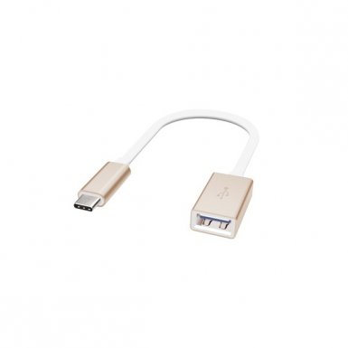 Artwizz USB-C Highspeed Adapter to USB-A female 3.0 - ултрабърз USB-C адаптер за MacBook 12 и устройства с USB-C порт (златист)