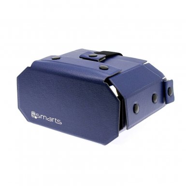 4smarts Basic Portable Universal VR Leather Glasses - очила за виртуална реалност за iOS и Android (тъмносин)