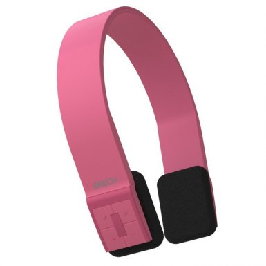 Skech BluePulse Bluetooth Headset - безжични блутут слушалки за мобилни устройства (розови)